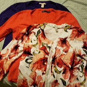 3 3/4 sleeve cardigan sweaters